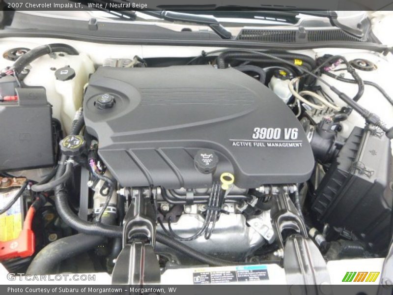 White / Neutral Beige 2007 Chevrolet Impala LT