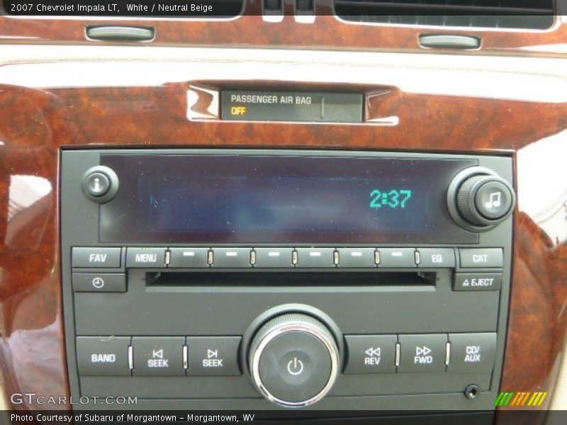 White / Neutral Beige 2007 Chevrolet Impala LT