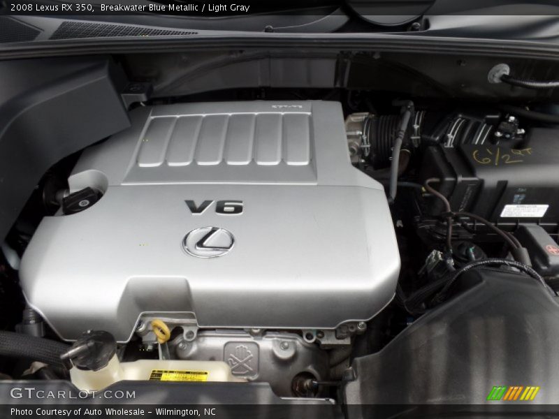 Breakwater Blue Metallic / Light Gray 2008 Lexus RX 350