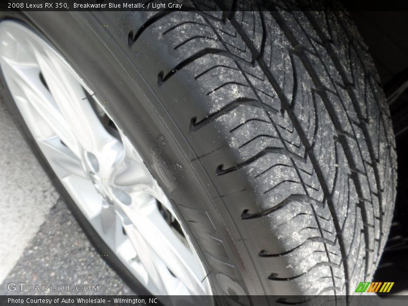 Breakwater Blue Metallic / Light Gray 2008 Lexus RX 350