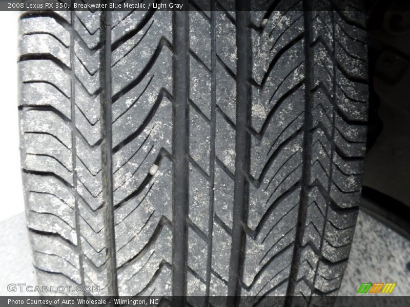 Breakwater Blue Metallic / Light Gray 2008 Lexus RX 350