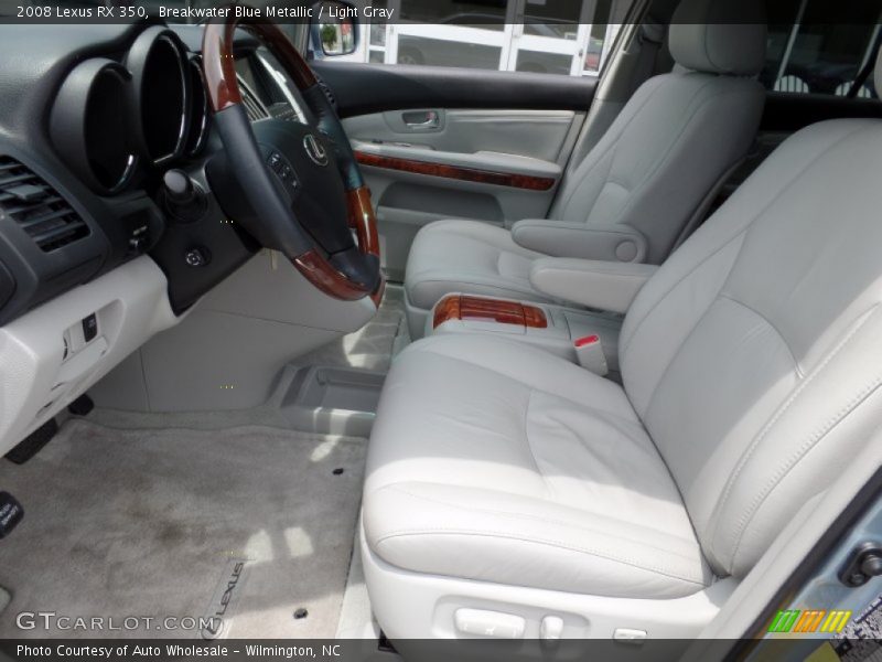 Breakwater Blue Metallic / Light Gray 2008 Lexus RX 350