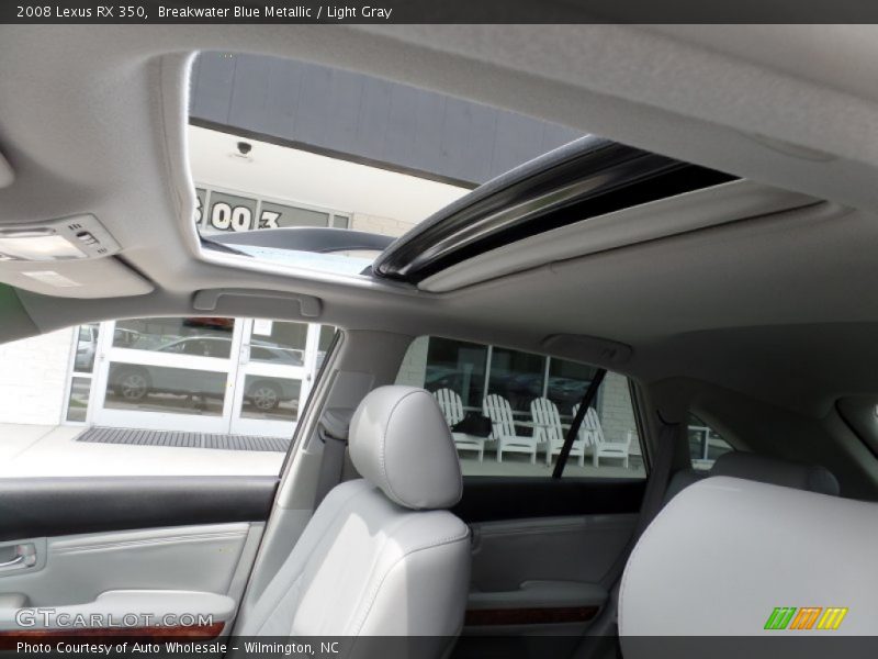 Breakwater Blue Metallic / Light Gray 2008 Lexus RX 350
