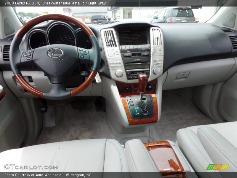 Breakwater Blue Metallic / Light Gray 2008 Lexus RX 350