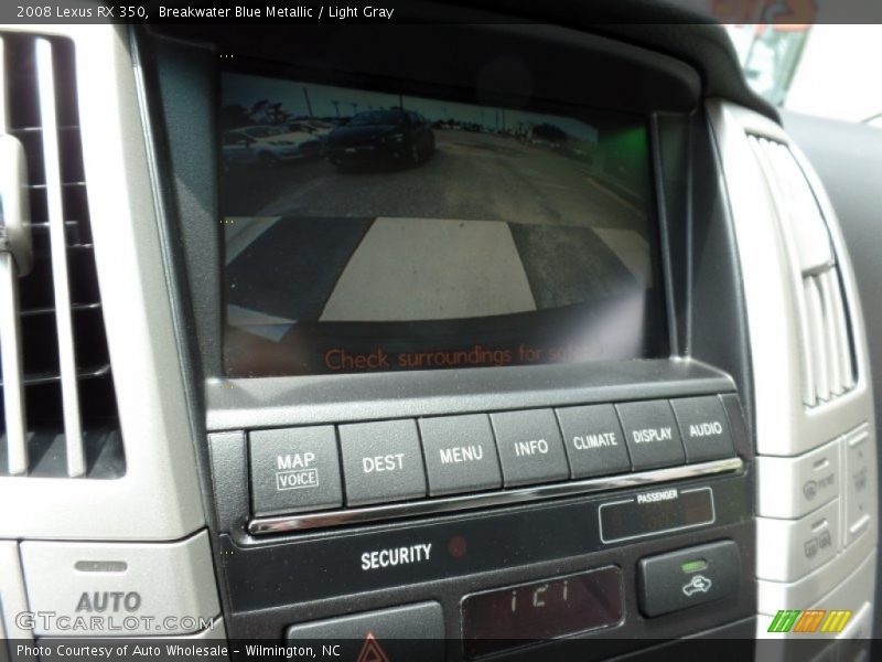 Breakwater Blue Metallic / Light Gray 2008 Lexus RX 350