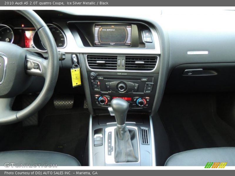 Ice Silver Metallic / Black 2010 Audi A5 2.0T quattro Coupe