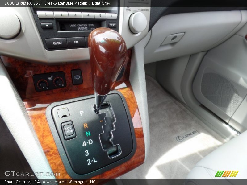 Breakwater Blue Metallic / Light Gray 2008 Lexus RX 350