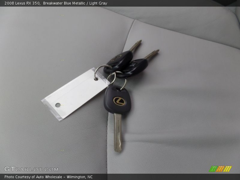 Breakwater Blue Metallic / Light Gray 2008 Lexus RX 350