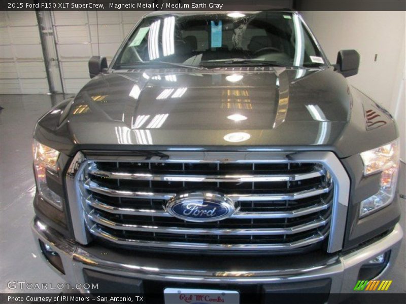 Magnetic Metallic / Medium Earth Gray 2015 Ford F150 XLT SuperCrew