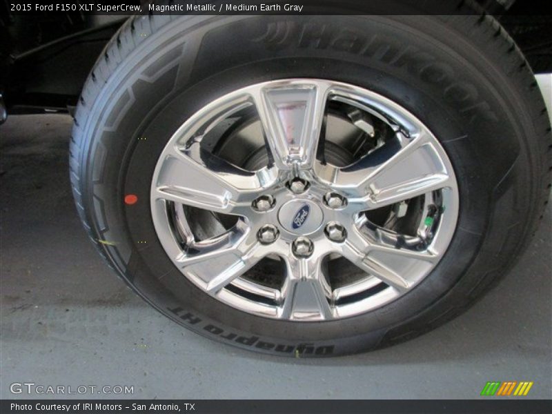 Magnetic Metallic / Medium Earth Gray 2015 Ford F150 XLT SuperCrew