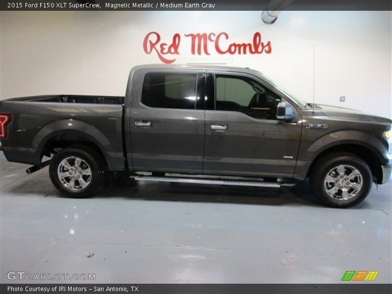 Magnetic Metallic / Medium Earth Gray 2015 Ford F150 XLT SuperCrew