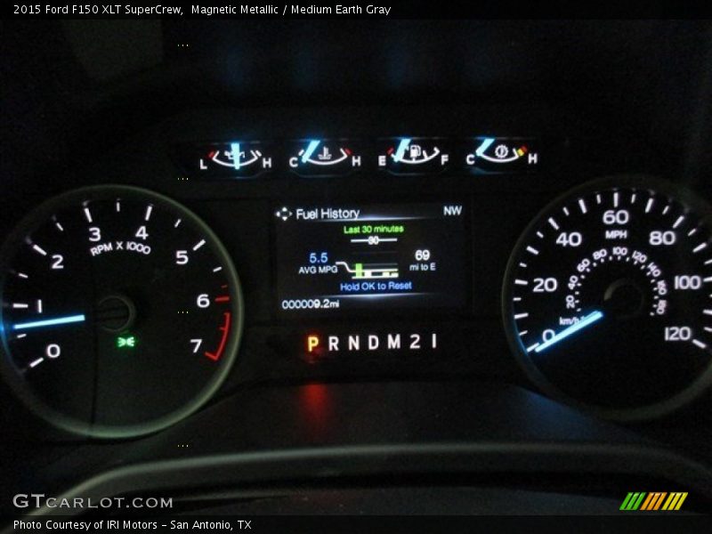 Magnetic Metallic / Medium Earth Gray 2015 Ford F150 XLT SuperCrew