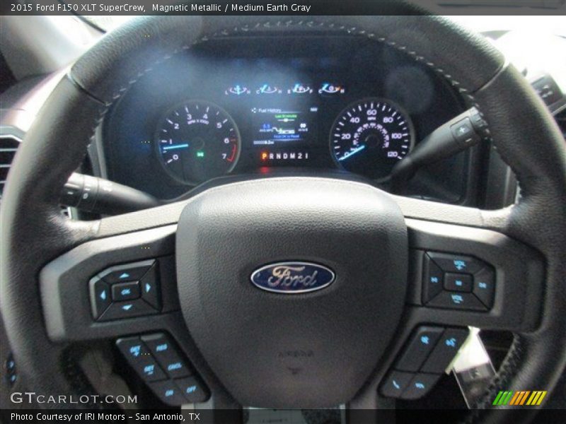 Magnetic Metallic / Medium Earth Gray 2015 Ford F150 XLT SuperCrew