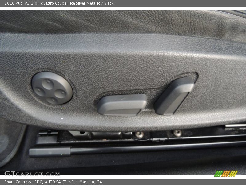 Ice Silver Metallic / Black 2010 Audi A5 2.0T quattro Coupe