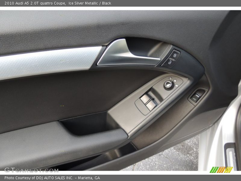 Ice Silver Metallic / Black 2010 Audi A5 2.0T quattro Coupe