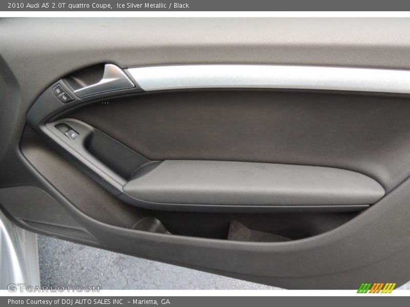 Ice Silver Metallic / Black 2010 Audi A5 2.0T quattro Coupe