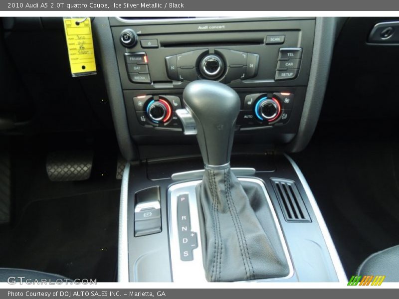 Ice Silver Metallic / Black 2010 Audi A5 2.0T quattro Coupe