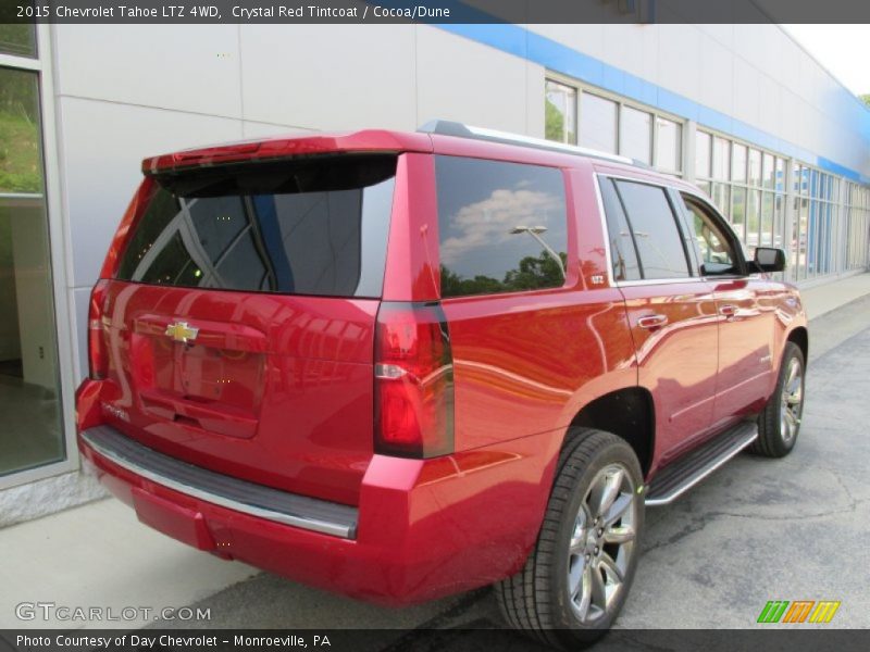 Crystal Red Tintcoat / Cocoa/Dune 2015 Chevrolet Tahoe LTZ 4WD