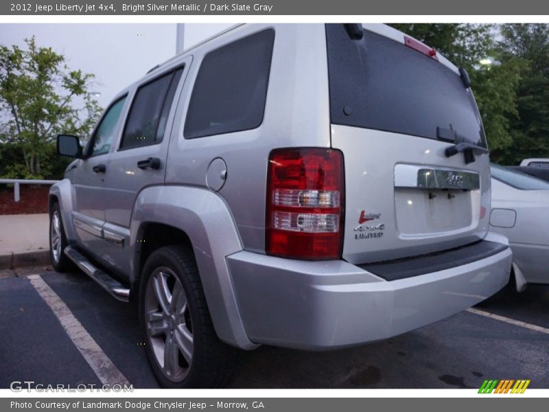 Bright Silver Metallic / Dark Slate Gray 2012 Jeep Liberty Jet 4x4