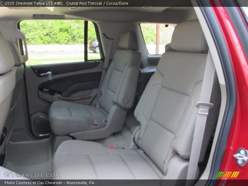 Crystal Red Tintcoat / Cocoa/Dune 2015 Chevrolet Tahoe LTZ 4WD