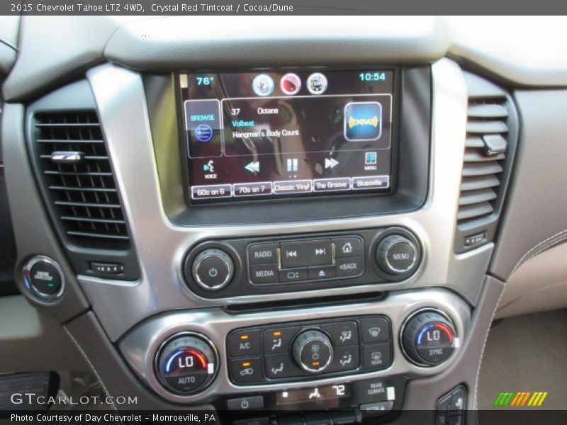 Crystal Red Tintcoat / Cocoa/Dune 2015 Chevrolet Tahoe LTZ 4WD