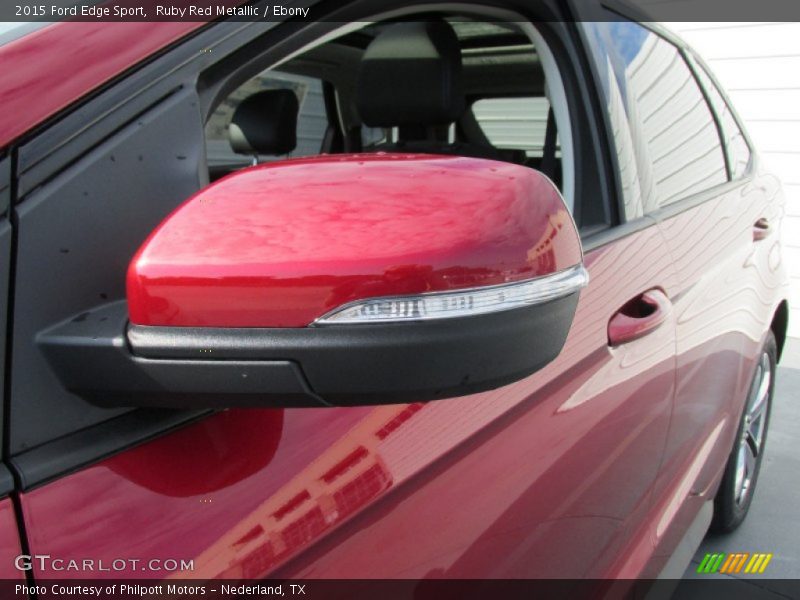 Ruby Red Metallic / Ebony 2015 Ford Edge Sport