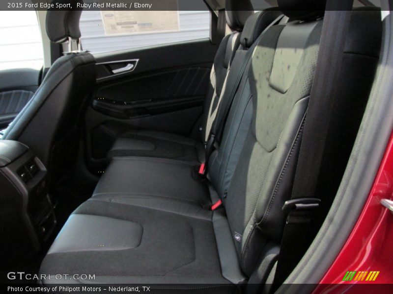 Ruby Red Metallic / Ebony 2015 Ford Edge Sport