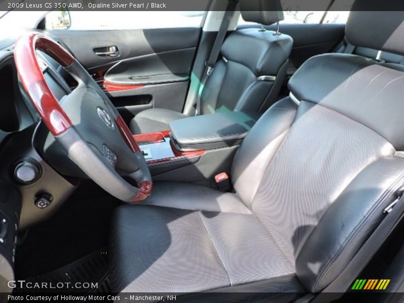 Opaline Silver Pearl / Black 2009 Lexus GS 350 AWD