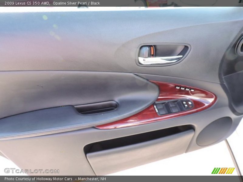 Opaline Silver Pearl / Black 2009 Lexus GS 350 AWD