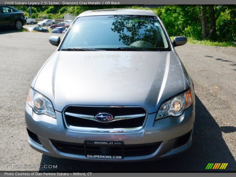 Diamond Gray Metallic / Off Black 2008 Subaru Legacy 2.5i Sedan