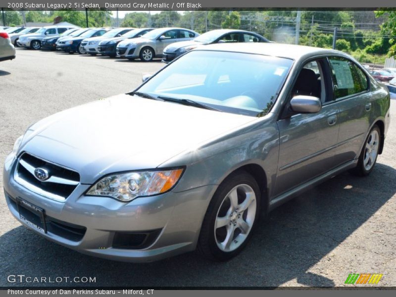 Diamond Gray Metallic / Off Black 2008 Subaru Legacy 2.5i Sedan