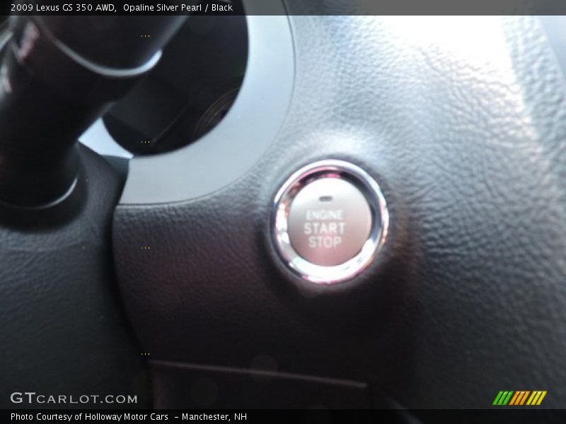 Opaline Silver Pearl / Black 2009 Lexus GS 350 AWD