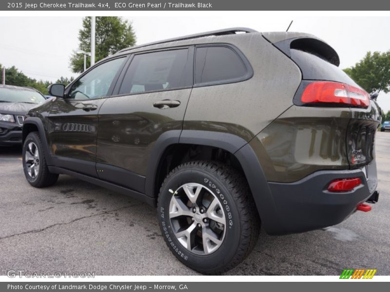 ECO Green Pearl / Trailhawk Black 2015 Jeep Cherokee Trailhawk 4x4