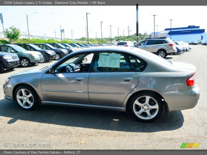 Diamond Gray Metallic / Off Black 2008 Subaru Legacy 2.5i Sedan