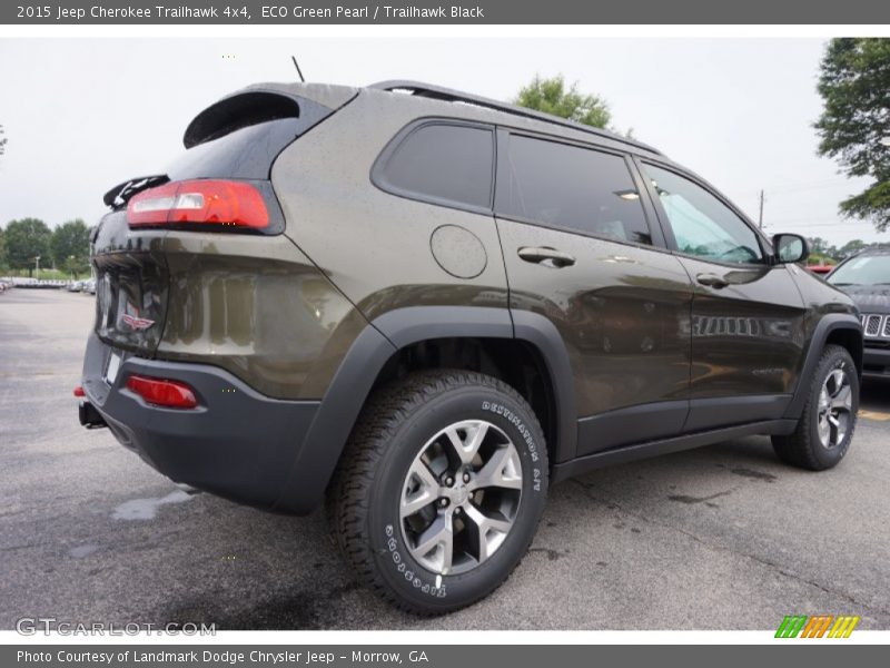 ECO Green Pearl / Trailhawk Black 2015 Jeep Cherokee Trailhawk 4x4