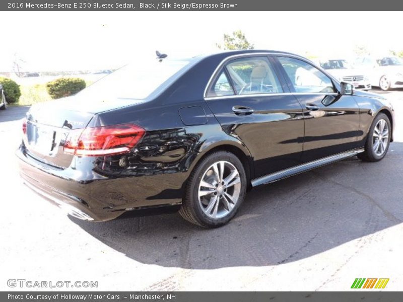 Black / Silk Beige/Espresso Brown 2016 Mercedes-Benz E 250 Bluetec Sedan