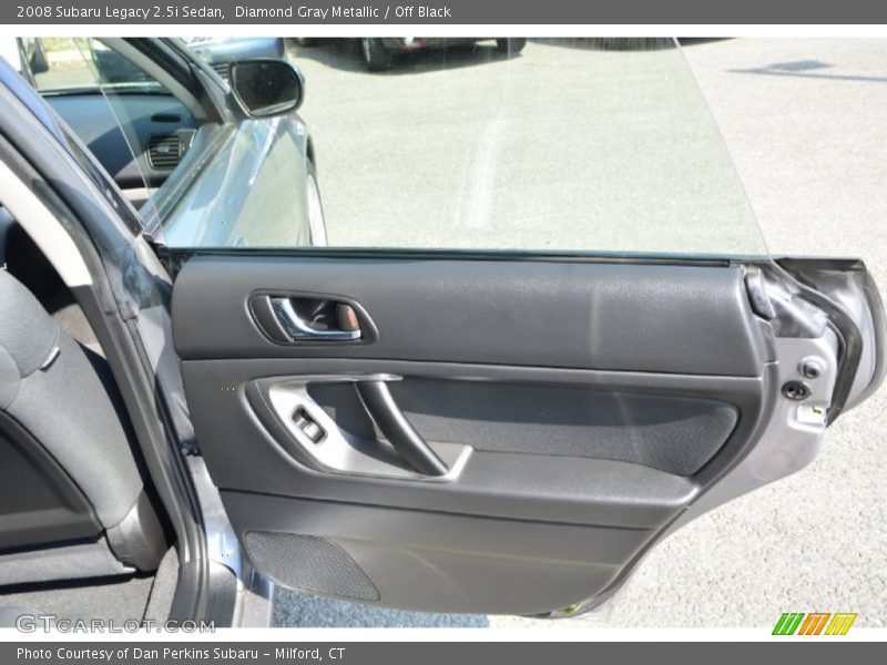 Diamond Gray Metallic / Off Black 2008 Subaru Legacy 2.5i Sedan