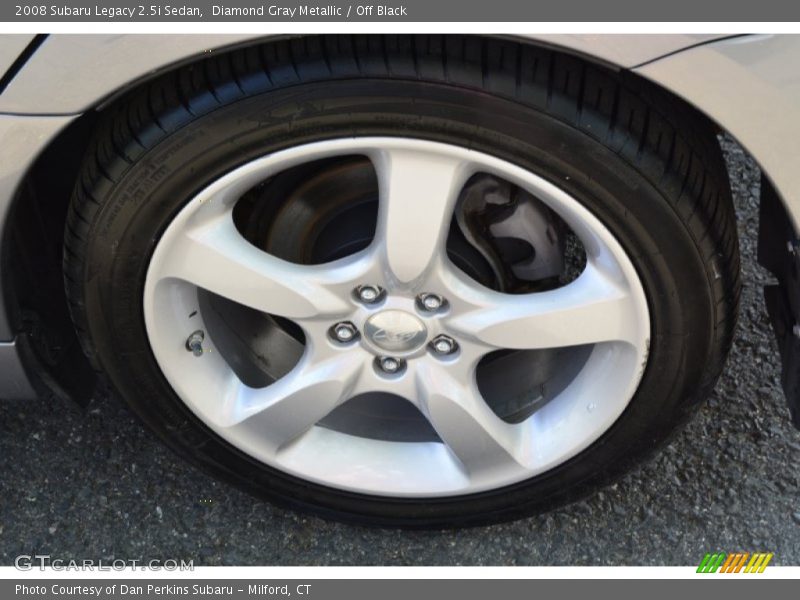 Diamond Gray Metallic / Off Black 2008 Subaru Legacy 2.5i Sedan