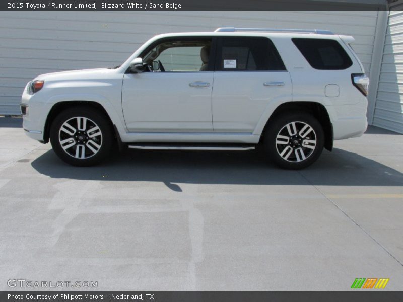 Blizzard White / Sand Beige 2015 Toyota 4Runner Limited