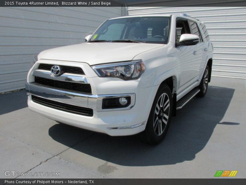 Blizzard White / Sand Beige 2015 Toyota 4Runner Limited