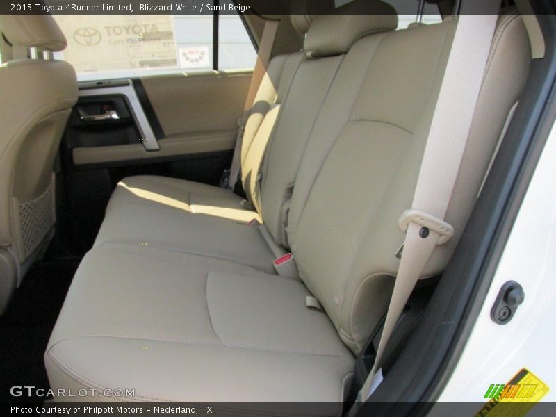 Blizzard White / Sand Beige 2015 Toyota 4Runner Limited