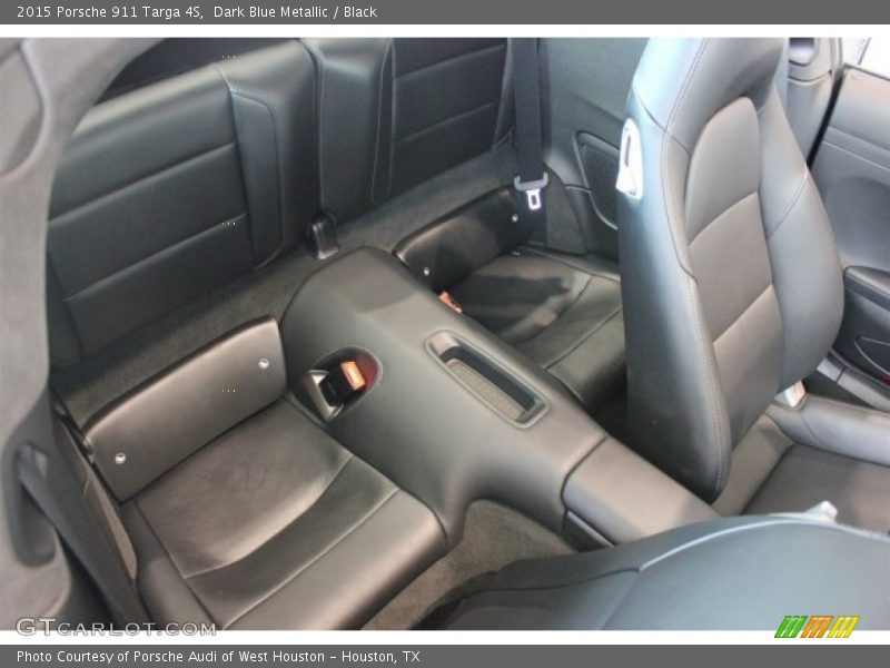 Rear Seat of 2015 911 Targa 4S