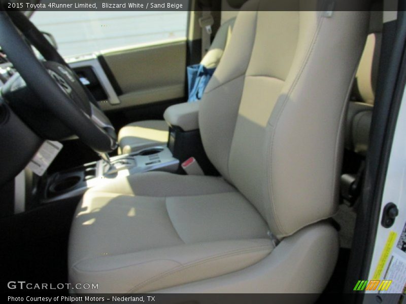 Blizzard White / Sand Beige 2015 Toyota 4Runner Limited