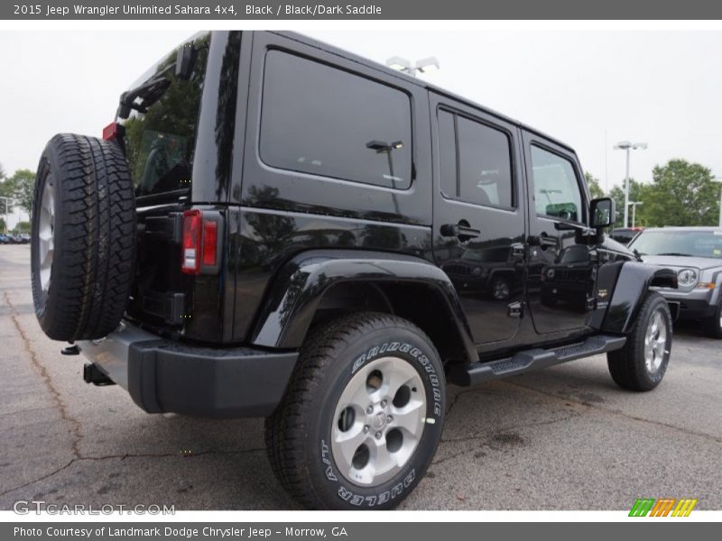 Black / Black/Dark Saddle 2015 Jeep Wrangler Unlimited Sahara 4x4