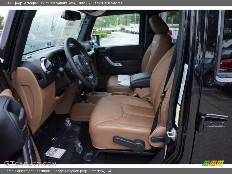 Black / Black/Dark Saddle 2015 Jeep Wrangler Unlimited Sahara 4x4