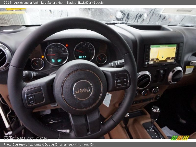 Black / Black/Dark Saddle 2015 Jeep Wrangler Unlimited Sahara 4x4