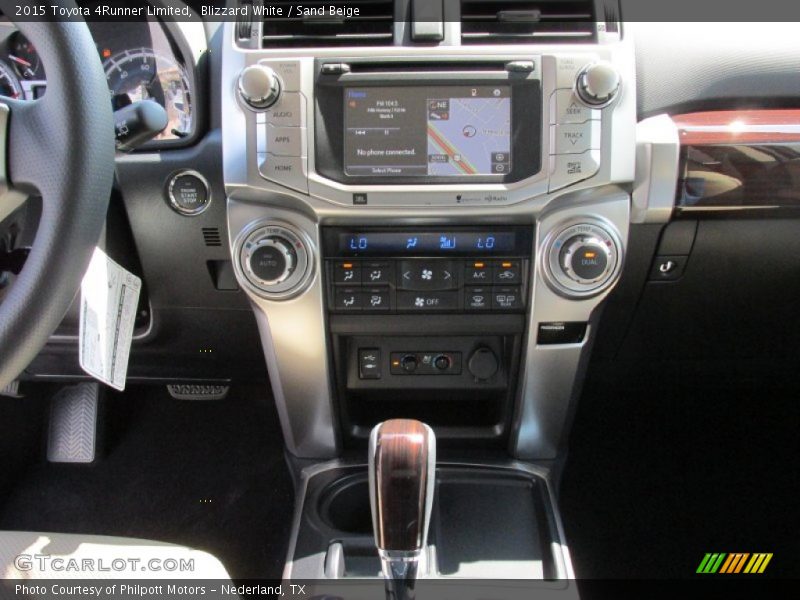 Blizzard White / Sand Beige 2015 Toyota 4Runner Limited