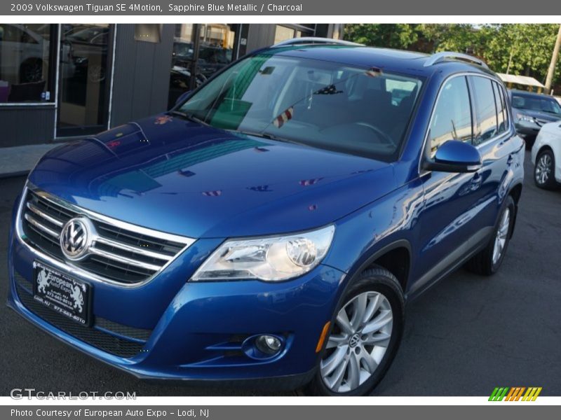 Sapphire Blue Metallic / Charcoal 2009 Volkswagen Tiguan SE 4Motion