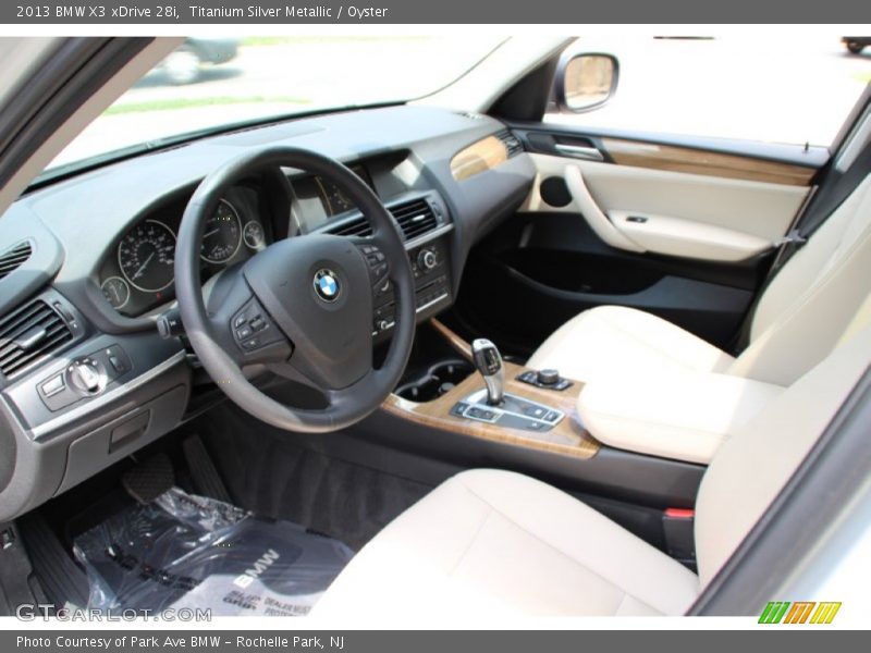 Titanium Silver Metallic / Oyster 2013 BMW X3 xDrive 28i
