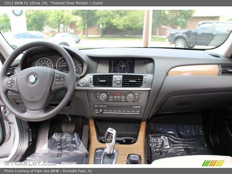 Titanium Silver Metallic / Oyster 2013 BMW X3 xDrive 28i